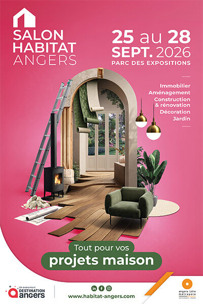Affiche 2026 pour le Salon Habitat Angers